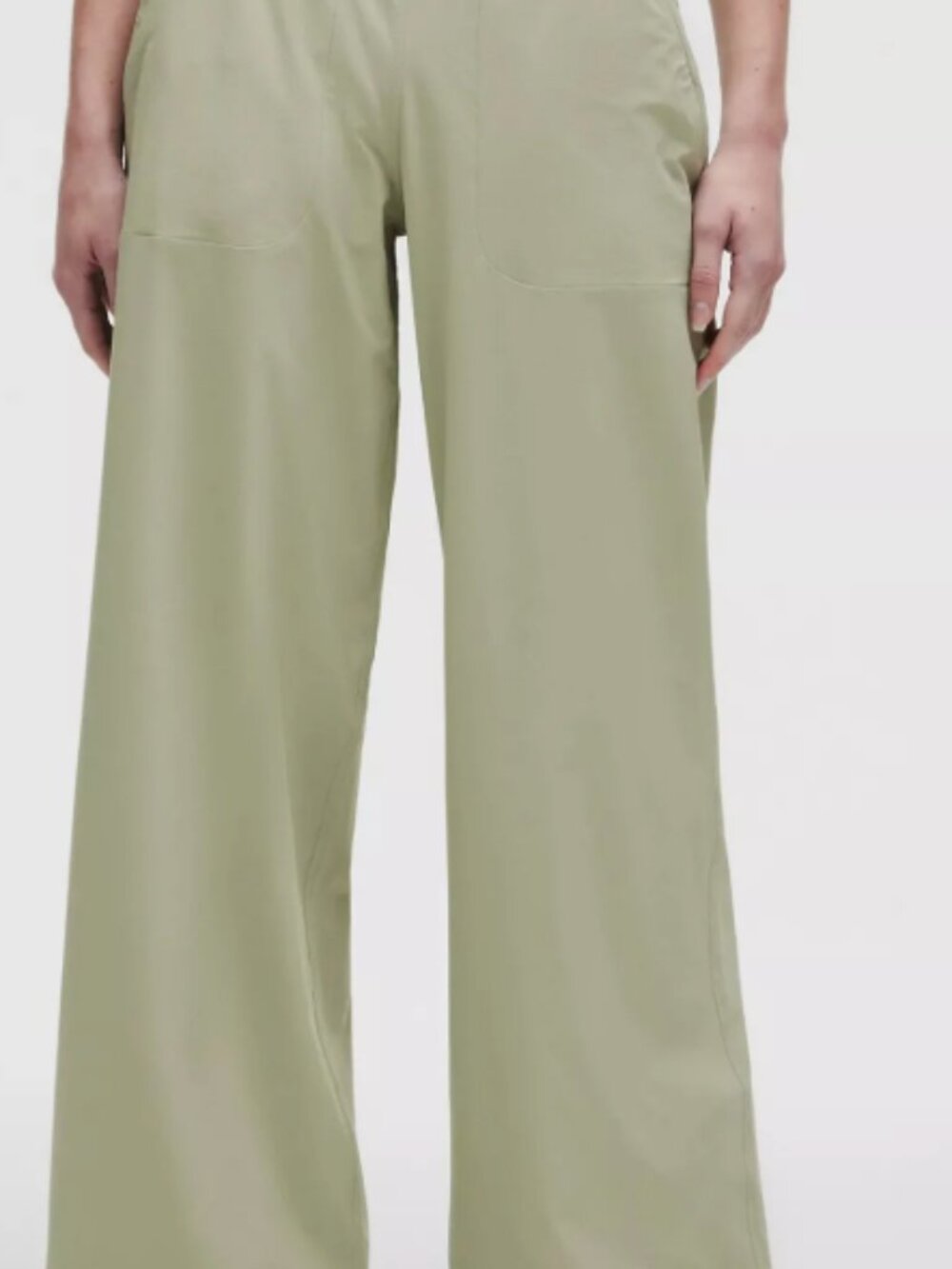 lululemon Swift Mid-Rise Wide-Leg Pant Sage Green Size 14
